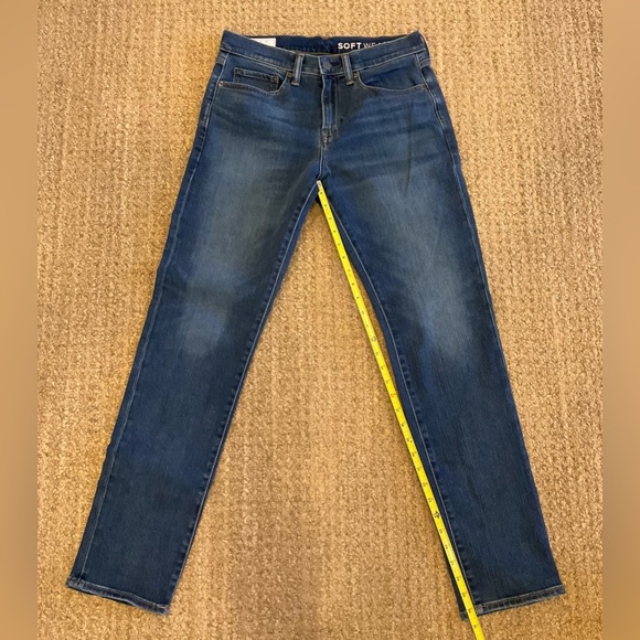 Gap Men’s Slim Jeans, Medium washed blue denim, Size 31/32 - Picture 5 of 6